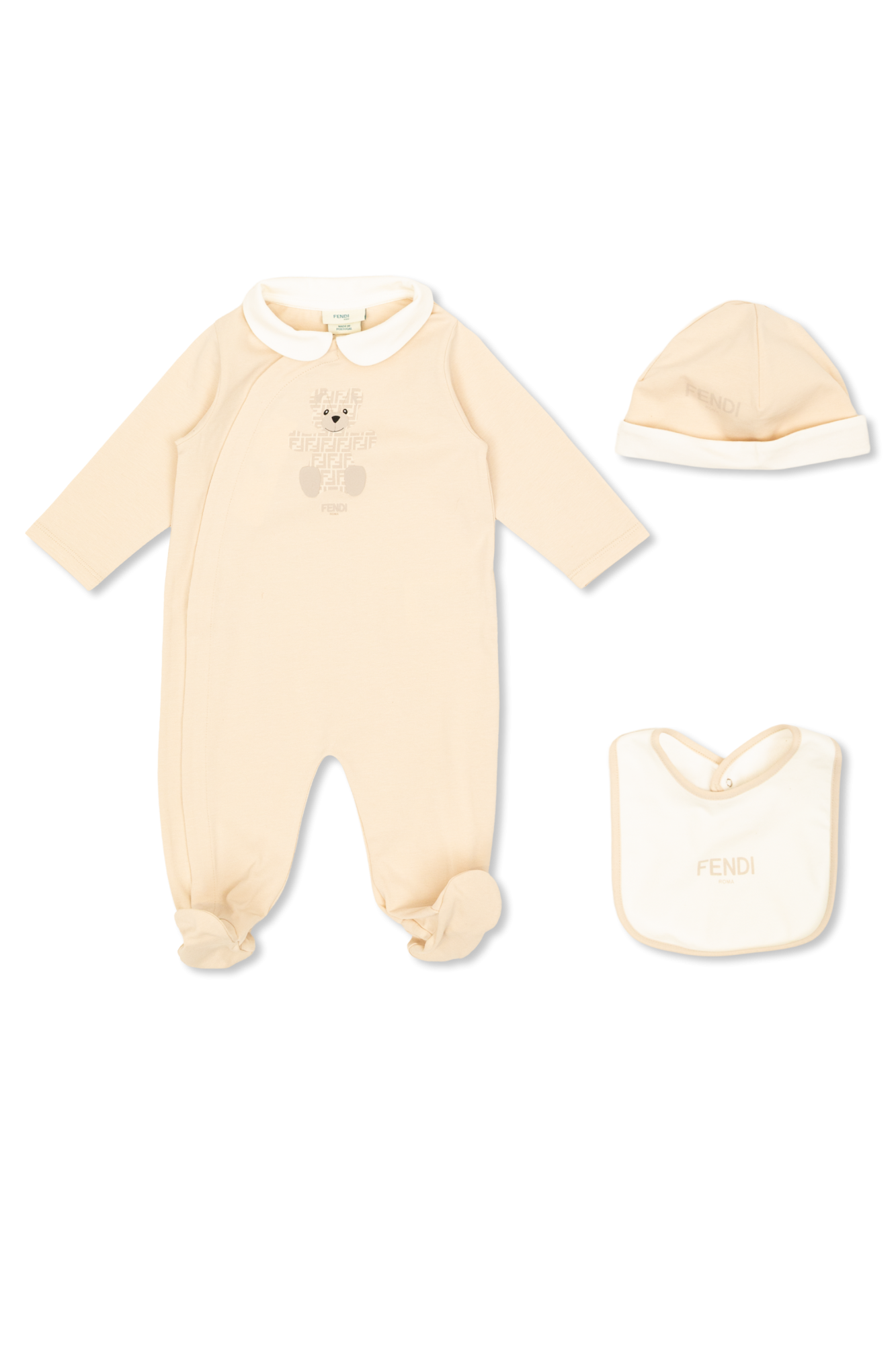 Fendi Kids Set: bodysuit, hat and bib | Kids's | Vitkac